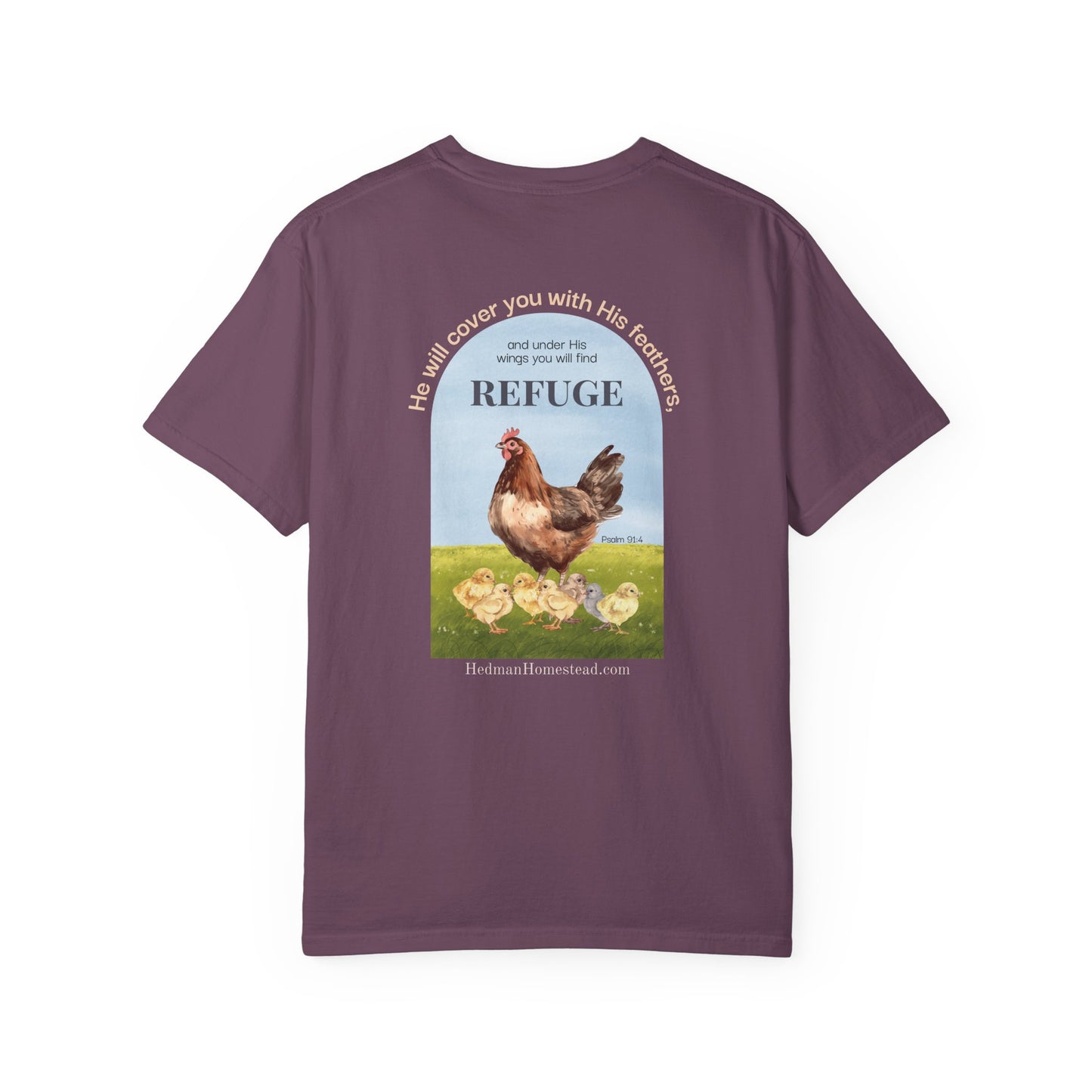 Bible Verse Unisex T-Shirt, Psalm 91:4