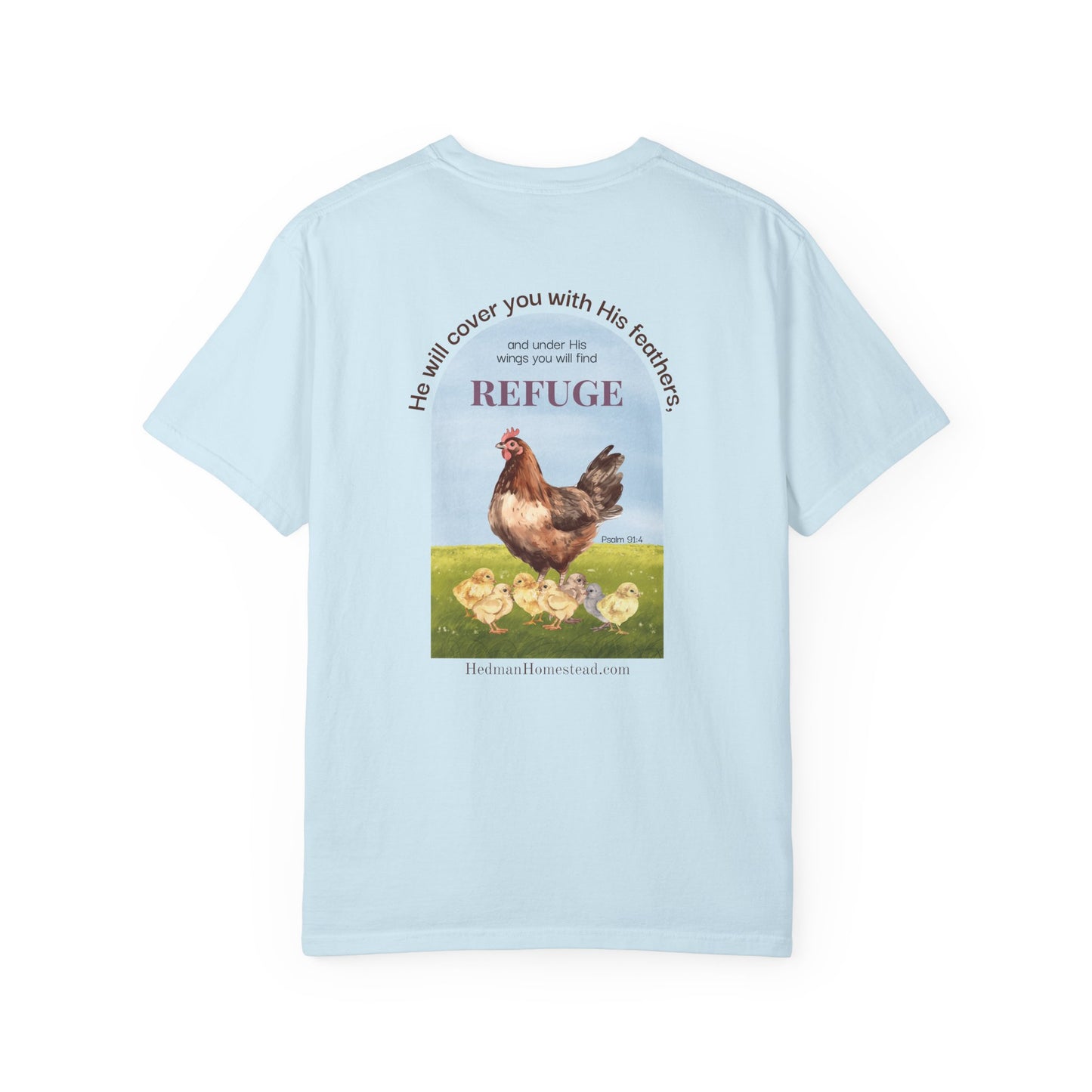 Bible Verse Unisex T-Shirt, Psalm 91:4