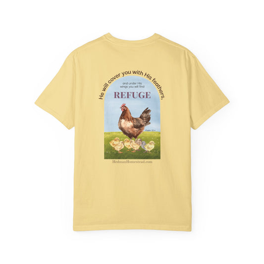 Bible Verse Unisex T-Shirt, Psalm 91:4