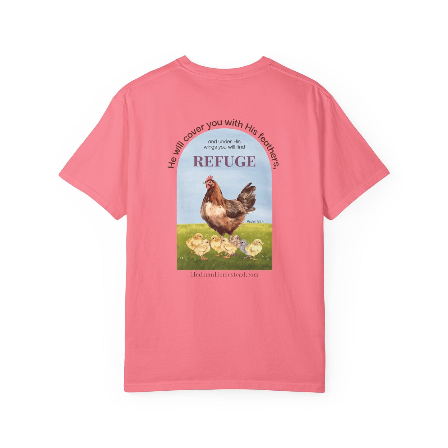 Bible Verse Unisex T-Shirt, Psalm 91:4